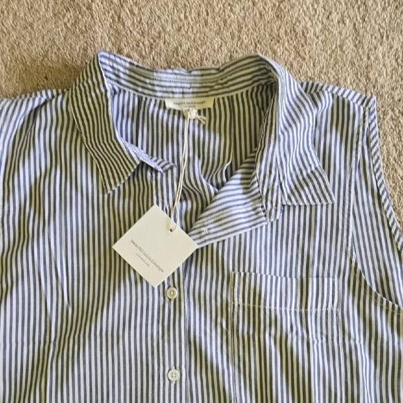 Beachlunchlounge Blue Button Down Shirt - Picture 2 of 7